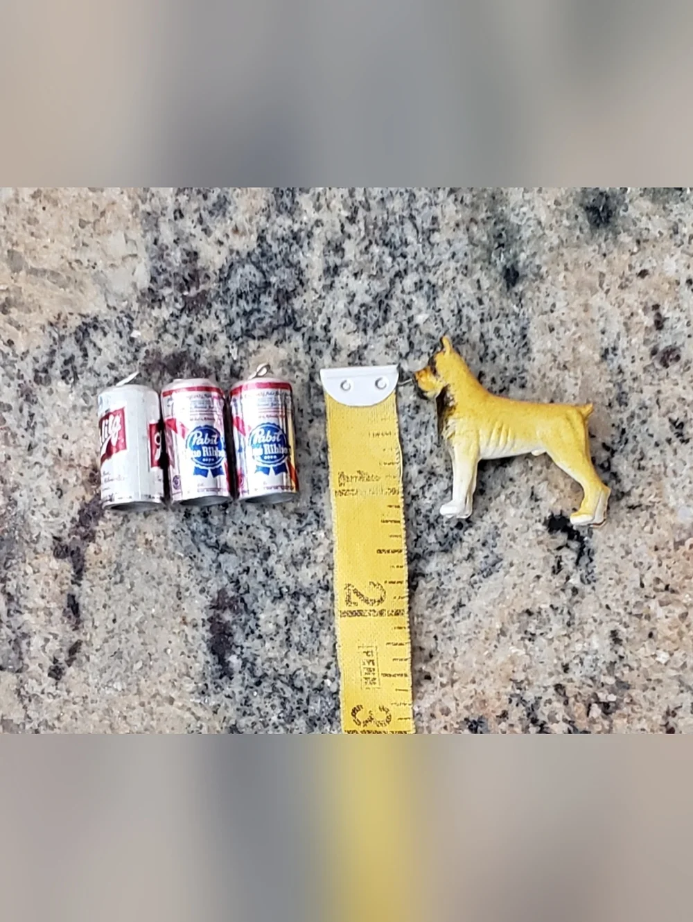 Cake Toppers 5 Dogs Plus 3 Beer Cans
